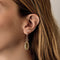 Boucles d'oreilles Paire de Pendants d'Oreilles en or jaune , quartz lemon et diamants 58 Facettes DV16843-23