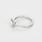 54 Bague en Or blanc 18k , diamant 0.50 carat environ 58 Facettes DV31589-2