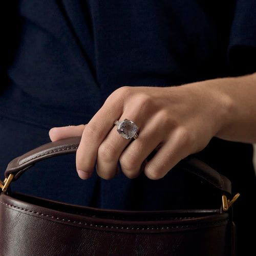 Bague 53 Mauboussin - Bague en Or blanc 18k Gueule d'amour 58 Facettes DV31055-1