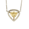 Collier Collier en or jaune et or gris, diamant 0.65 carat environ 58 Facettes DV16843-13