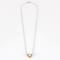 Collier Collier en or jaune et or gris, diamant 0.65 carat environ 58 Facettes DV16843-13