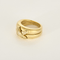Bague 47.5 CHAUMET - Liens - Bague jonc en or jaune et diamants 58 Facettes DV31565-4