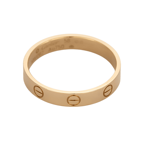 Bague 58 CARTIER - LOVE - Bague en or rose 58 Facettes DV31746-1