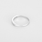 Bague 53.5 Demie-alliance en or blanc et diamants 58 Facettes DV31744-1