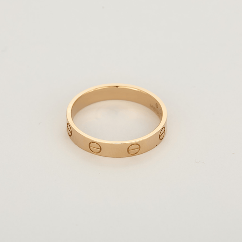 Bague 58 CARTIER - LOVE - Bague en or rose 58 Facettes DV31746-1