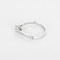 Bague 52 Solitaire en or blanc, diamants 58 Facettes DV31505-1