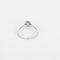Bague 52 Solitaire en or blanc, diamants 58 Facettes DV31505-1