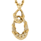 Collier Collier en Or jaune 18k et diamants. 58 Facettes DV31430-1