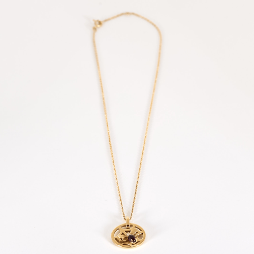 Collier Chaumet Collier  Attrape Moi Si Tu M'Aimes en Or rose 18k Tourmaline and Diamant 58 Facettes DV31763-1