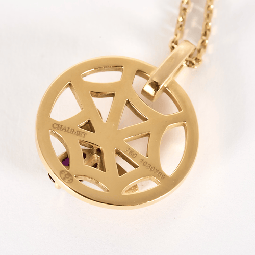 Collier Chaumet Collier  Attrape Moi Si Tu M'Aimes en Or rose 18k Tourmaline and Diamant 58 Facettes DV31763-1
