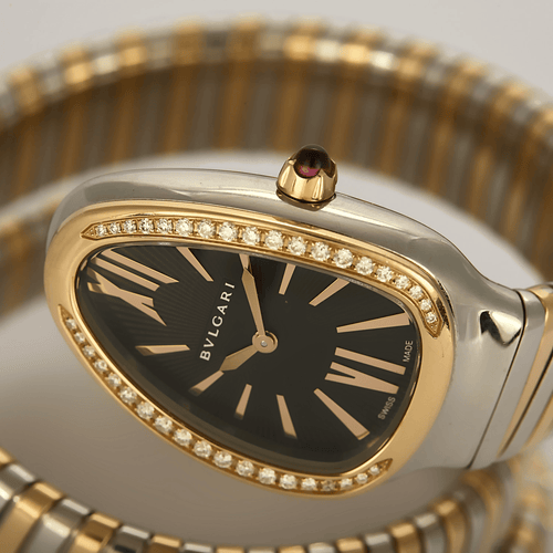 Montre Bulgari - Montre Serpenti Tubogas en or rose et acier 58 Facettes DV22972-60