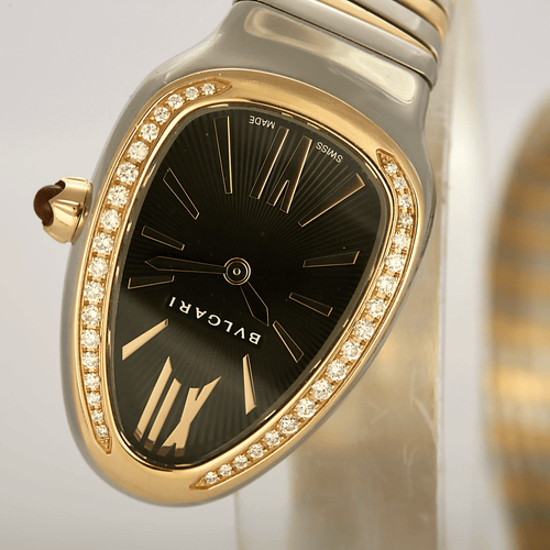 Montre Bulgari - Montre Serpenti Tubogas en or rose et acier 58 Facettes DV22972-60