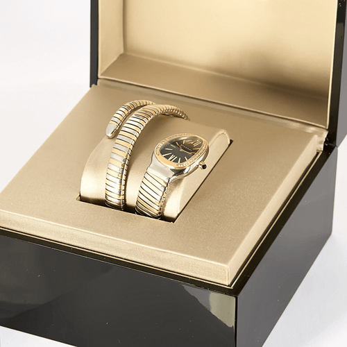 Montre Bulgari - Montre Serpenti Tubogas en or rose et acier 58 Facettes DV22972-60