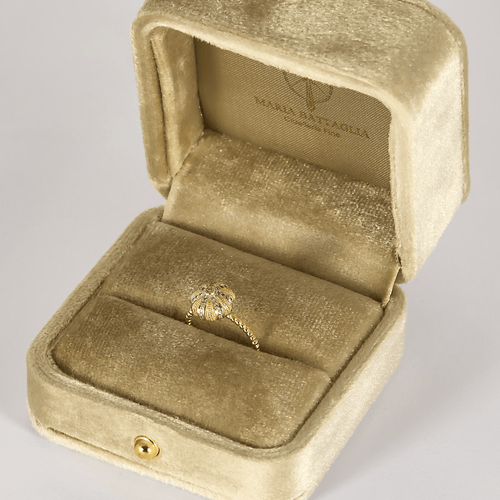 Bague 52 Bague en Or jaune & blanc 18k Diamant 58 Facettes DV31353-4