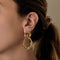 Boucles d'oreilles en Or jaune 18k Diamants 58 Facettes DV31430-2