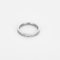 Bague 50 Alliance semi-pavée en or blanc et diamants 58 Facettes DV31590-2