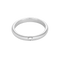 Bague 56 Alliance en platine et diamant 0,06 carat 58 Facettes DV31311-1