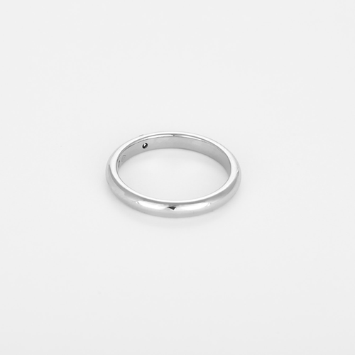 Bague 56 Alliance en platine et diamant 0,06 carat 58 Facettes DV31311-1
