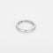 Bague 56 Alliance en platine et diamant 0,06 carat 58 Facettes DV31311-1