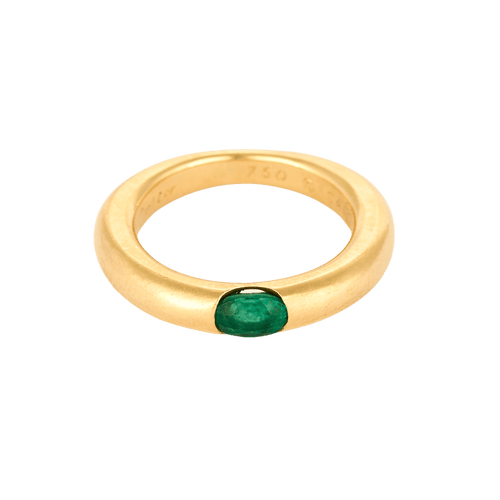 Bague 53 Cartier Bague en Or jaune 18k Emeraude 58 Facettes DV31569-1