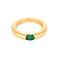 Bague 53 Cartier Bague en Or jaune 18k Emeraude 58 Facettes DV31569-1