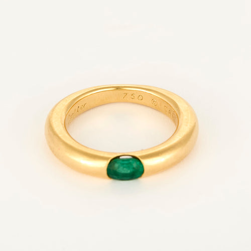 Bague 53 Cartier Bague en Or jaune 18k Emeraude 58 Facettes DV31569-1