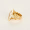 Bague Bague or jaune diamant marquise 4.48 carats et petits diamants 58 Facettes DV31430-3
