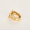 Bague Bague or jaune diamant marquise 4.48 carats et petits diamants 58 Facettes DV31430-3