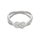 FRED- Chance Infinie - Bague en or blanc. Petit Modèle.