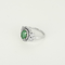 Bague en Or jaune 18k Emeraude and Diamant