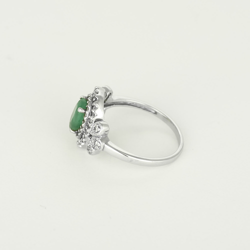 Bague en Or jaune 18k Emeraude and Diamant