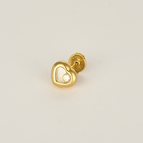 CHOPARD - Happy Diamonds - Amusante boucles d'oreilles en or jaune et diamants