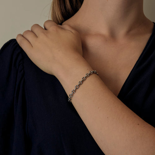 Bracelet en Or blanc 18k