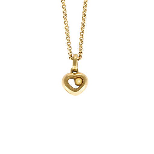 CHOPARD - Happy Diamonds - Élégant collier en or jaune et diamant