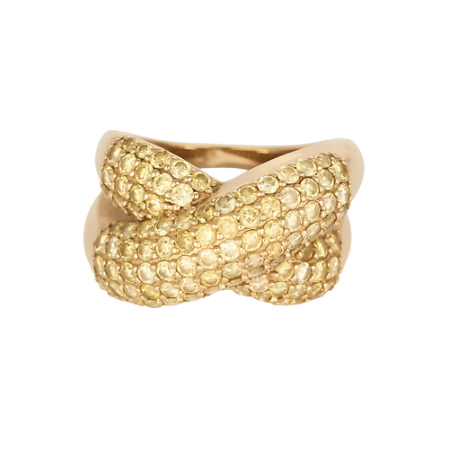 Bague en Or rose 18k Diamant