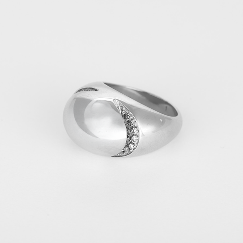 Bague en Or blanc 18k Diamant