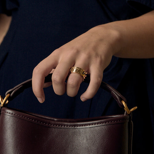 Bague en Or jaune 18k