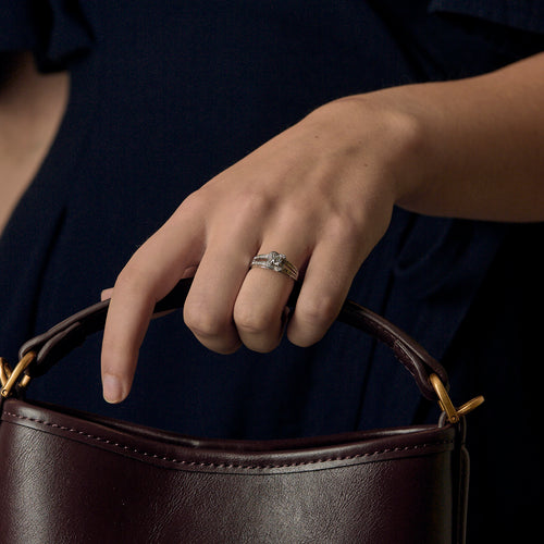 Other Bague en Or blanc 18k Diamant