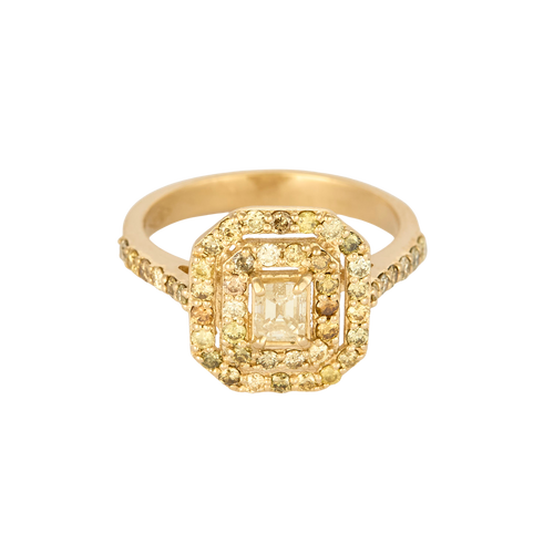 Bague en Or blanc 14k Diamant