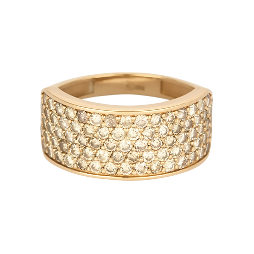 Bague en Or rose 14k Diamant