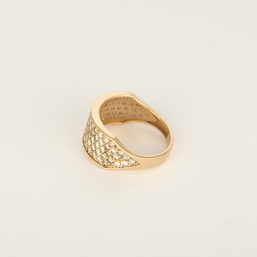 Bague en Or rose 14k Diamant