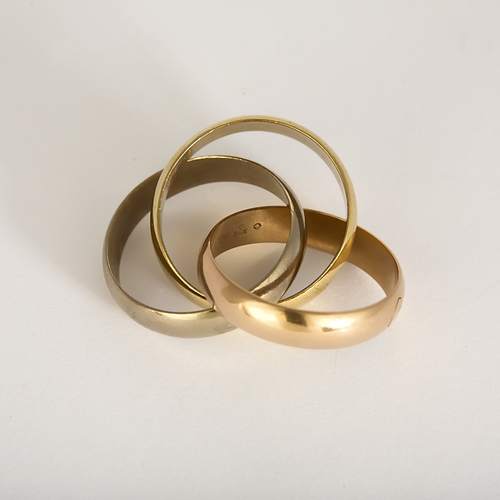 CARTIER - Trinity - Modèle Extra Large - Alliance trois ors