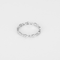 Alliance en or blanc et diamants