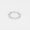 Bague 52 Alliance en or blanc et diamants 58 Facettes DV31817-1
