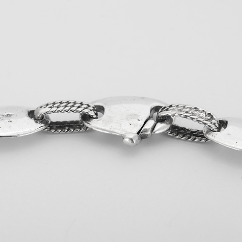 Rare Sautoir en argent Hermès