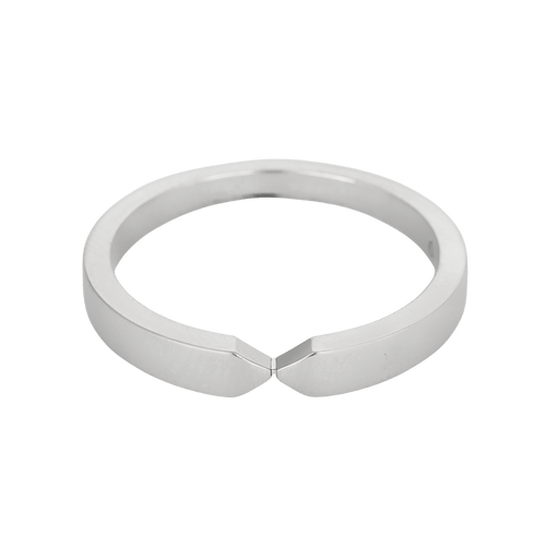 Bague 63 CHAUMET - Triomphe - Alliance en platine 58 Facettes DV22486-10