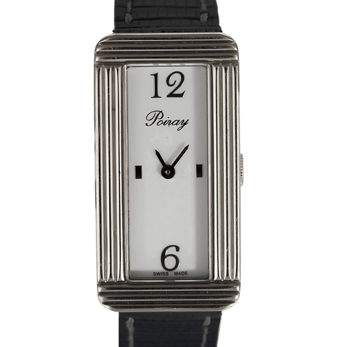 Montre POIRAY - Ma Baguette - Ma première allongée - Montre en acier à boitier rectangulaire et à mouvement quartz 58 Facettes DV11015-5