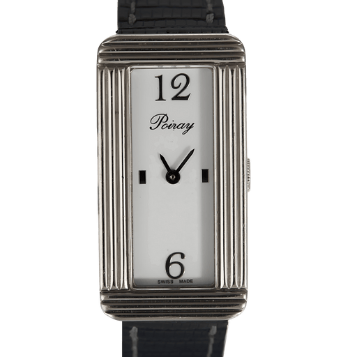 Montre POIRAY - Ma Baguette - Ma première allongée - Montre en acier à boitier rectangulaire et à mouvement quartz 58 Facettes DV11015-5