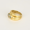 Bague en Or jaune 18k Aquamarine