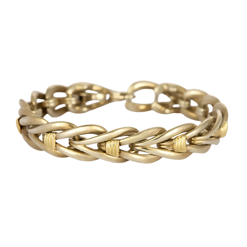 Christofle - Bracelet Or jaune 18k et Argent